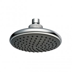 1F230 Single Setting ABS Chromed Round Rain Shower head For Bathroom
