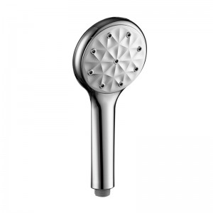 1F8001-1 Single Function Modern Plastic Chromed Handheld Shower Head  For Bathroom