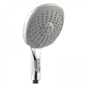 3F1528F Three Function Modern Big Size Square ABS Chromed Handheld shower head with ON/OFF Switch