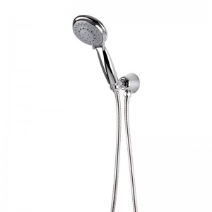 3F1618-4E High pressure Three  Setting ABS Shower Head Set with Brass holder and hose for Bathroom