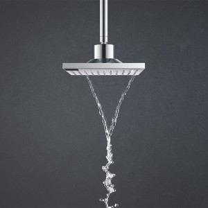 3F169 New Design 3 function Sensor Rain Shower Head timing and water temperature screen for Bathroom