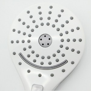 3F8808W ABS Three setting rainfall handheld shower head chromed spray jet shower head for bathroom