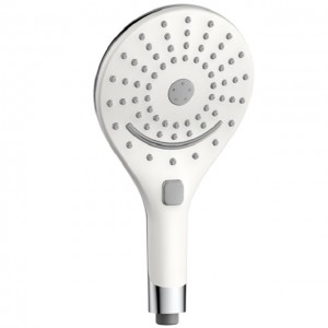 3F8808W ABS Three setting rainfall handheld shower head chromed spray jet shower head for bathroom