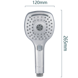 3F8818  Three Function Modern ABS Chromed Handheld shower head with cUPC certificate