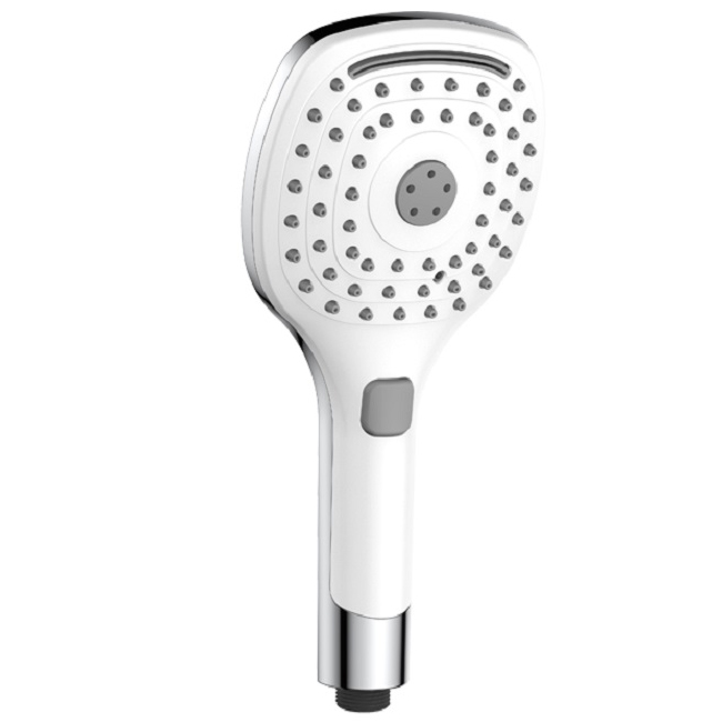 3F8818W Three Function Modern ABS White Handheld shower head with cUPC certificate