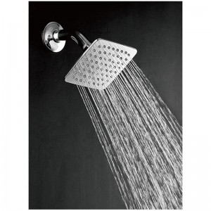 1F150  4 Inch High pressure ABS Chromed Square Rain Shower head For Bathroom
