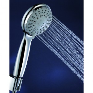 5F1618 Five Function Modern ABS Chromed Handheld shower head for Bathroom