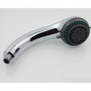5F1908 Factory Wholesale Five Setting round shape ABS Chromed Handheld shower head
