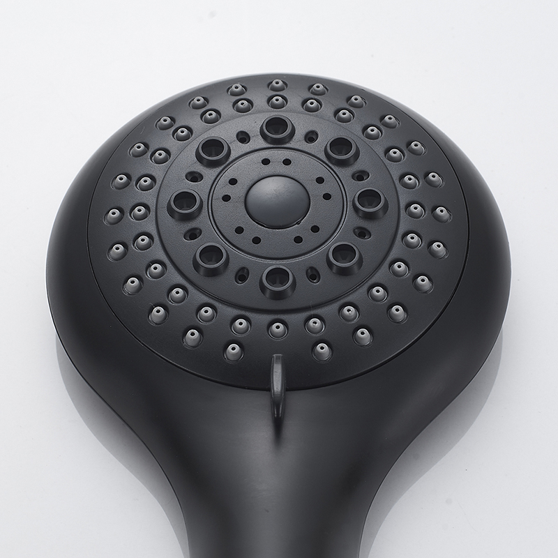 5F8002 Bost funtzio modernoa ABS kromatuta eskuko dutxa-burua bainugelarako