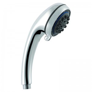 7F2348 ရေချိုးခန်းအတွက် ရိုးရာ ABS Chromed Handheld ရေချိုးခေါင်း လုပ်ဆောင်ချက် ခုနစ်ခု