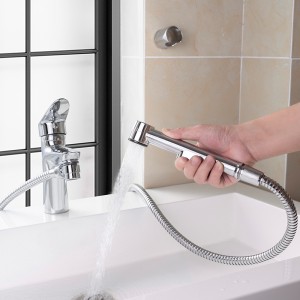HL4203+1F0118 One Setting ABS high pressure toilet spray bidet handheld shattaf set ,well fixed with basin faucet