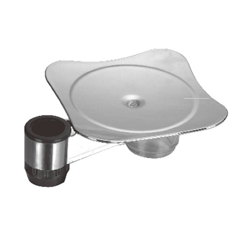 Матеріал AS-1a ABS квадратний хромований мильне посуд на розсувному барі душа