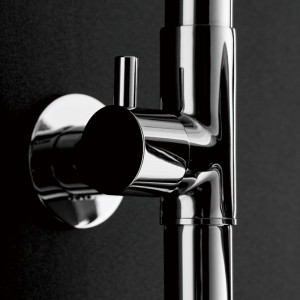 HL-3112 Brass multi Function Chromed Long Shower Column Set including rain shower ,handheld shower for Bathroom