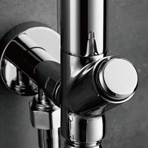 HL-3131 Brass Chromed short Shower Column Set with multi function including rain shower ,handheld shower for Bathroom