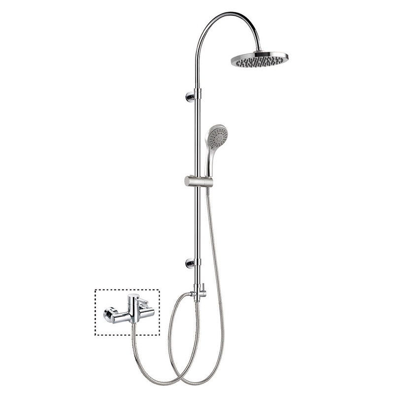 HL-3118 Brass multi Function Long Shower Column Set including rain shower ,handheld shower for Bathroom