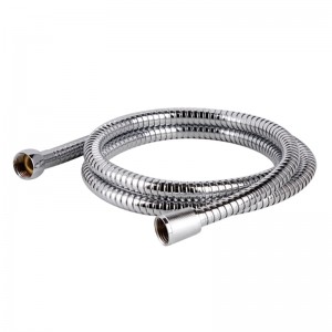 HUALE 59 Inch H008 Stainless Steel 304  Double Lock Flexible And Durable Shower Hose ,EPDM Inner Tube With Brass Insert And Nut