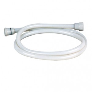 H016 Balta PVC minkšta žarna, kurios skersmuo 14 mm, skirta vonios kambariui