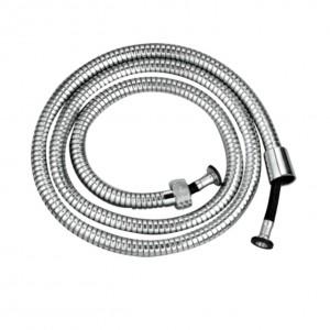 H025 Stainless Steel Double Lock High Pressure Shower Hose na may brass insert at nut