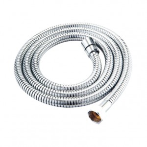 H028 HUALE 59 Inch Stainless Steel Double Lock  Extensible Shower Hose with brass insert and nut ,surface chromed