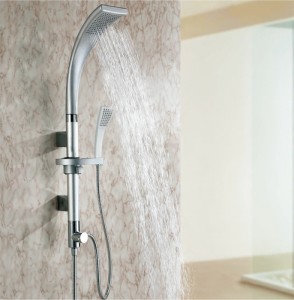 HL-2204 Stainless Steel  Shower Panel with Multi Function and height adjustable plate in bathroom with cUPC certificate