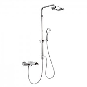 HL-2469 Stainless Steel Multi-Function Shower Panel with Rainfall Waterfall Massage Rain Shower Head and Hand Shower for Bathroom