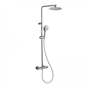 HL-3129-1  Brass multi Function Chromed Shower Column Including Mixer for Bathroom