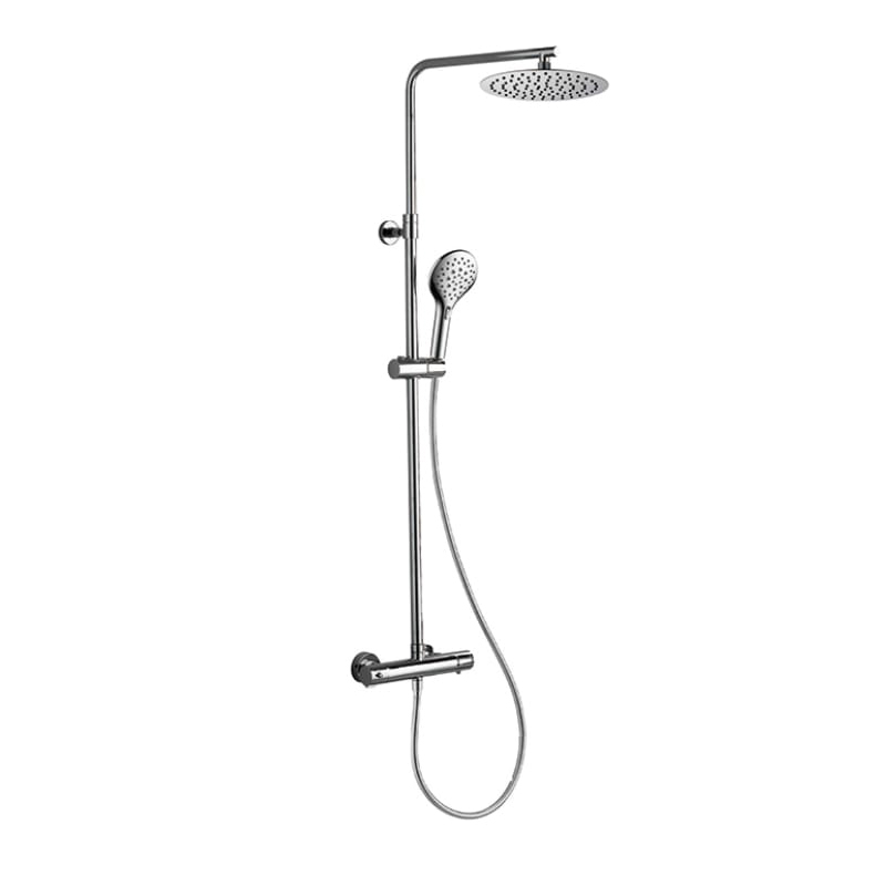 HL-3129-1  Brass multi Function Chromed Shower Column Including Mixer for Bathroom