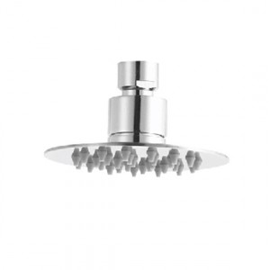 HL6410  4 inch Single Function Round 304 Stainless Steel Ultra-thin High Pressure Rain Shower Head for Bathroom
