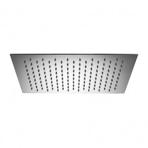 HL6440 16 inch Big Size Single Setting Square 304 Stainless Steel High Pressure Soft Spray Rain Shower Head for Bathroom