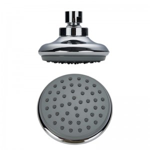 1F160 High khatello ABS Chromed Round Rain Shower hlooho Bakeng sa Bathroom