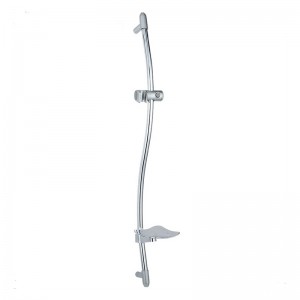 SR-1S Type S Brass 32 Inch Shower Slider Bar With Adjustable Handheld Shower Head Holder And Storage Platform