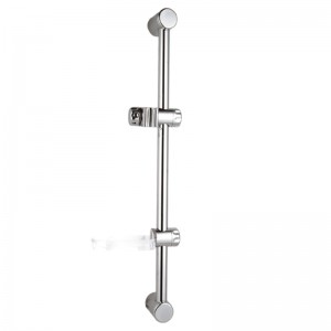 SR-9 25.8 inch classical chromed Shower Slider Bar with adjustable shower bracket and dish