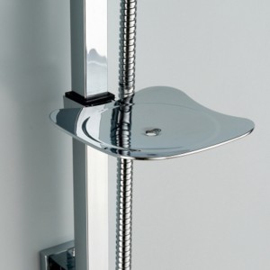 HL-3114 Stainless Steel multi Function Chromed square Shower Column Set including rain shower ,handheld shower for Bathroom