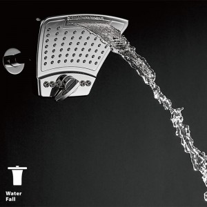 3F170 Three Function New Design ABS Chromed Rainfall Shower Head for  Bathroom
