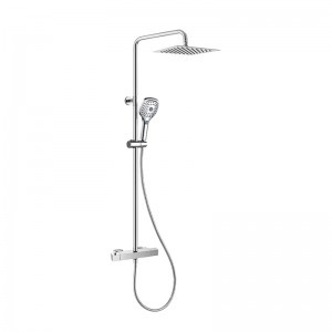 HL-3330 Wall mounted Brass multi Function Shower Column Combo with thermostatic mixer for Bathroom