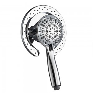 ZM8190 Magnetic Auto-Switch Dual Shower Head nga adunay handheld Spray Shower head Kit alang sa Banyo