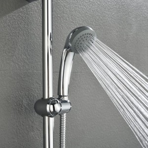 1F1058  Single Function Chromed ABS simple  Hand  shower head