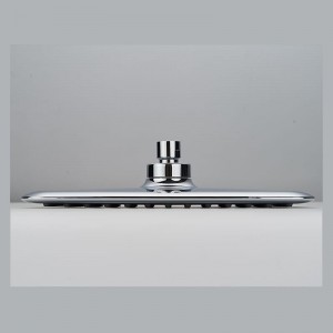 1F652 Luxury High Pressure ABS Chromed Rectangle Rain Shower head For Bathroom