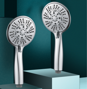 10F8878   ABS Handheld shower head with 10 setting high pressure spa shower head for bathroom