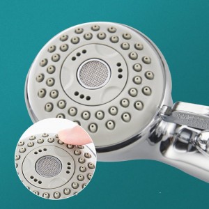 3F5678  Three Mode Modern ABS Chromed Handheld shower head with big size switch for Bathroom