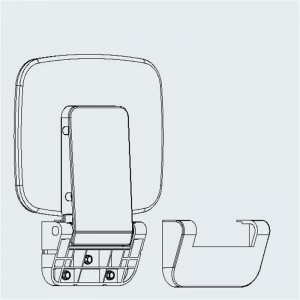 DZ-001  Folding Shower Seat Wall Mounted Space Saving Shower Chair