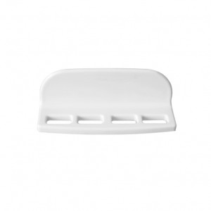 HL-M003B Materiál ABS bez vrtání Držák na zubní kartáček v bílé barvě