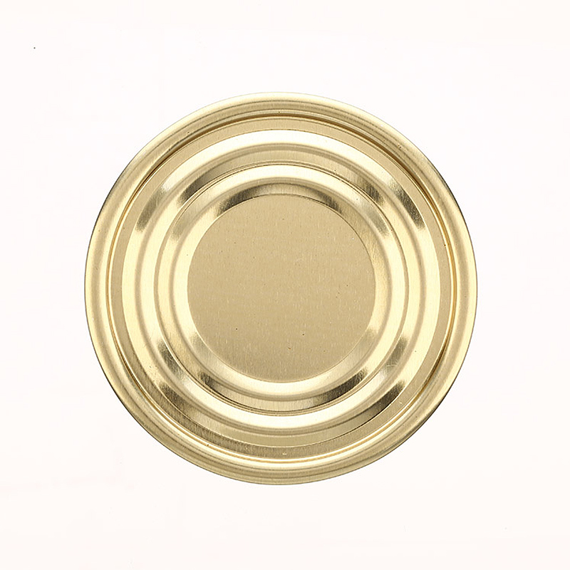 300# Tinplate Bottom End with Reinforcing Rib  (Epoxy Phenolic Lacquer– Gold Outside)