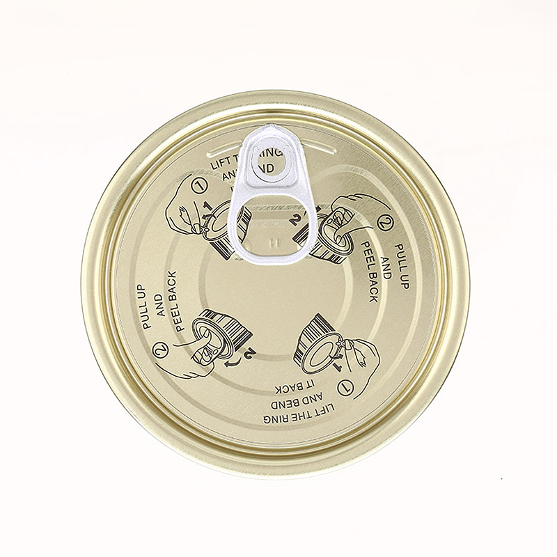 wheketere hanga Haina High Quality Tinplate Easy Open Ends Lid 209# Cans Lid Packaging
