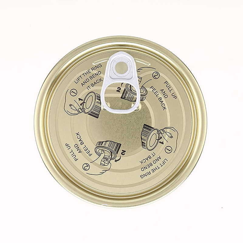 China Wholesale China Good Quality Tinplate Lid for Fish Canned #202 (52.3mm)
