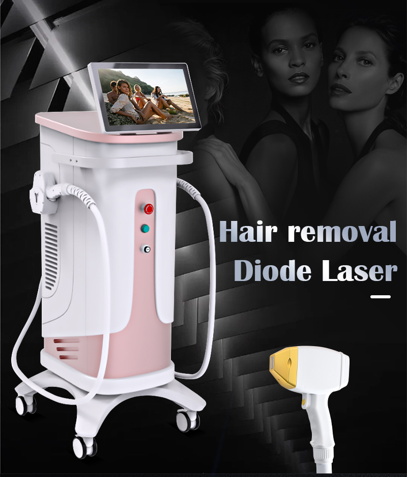 ICE Diode Ice Laser 808nm Triple Wavelength 808 Laser Hair Removal Machine Price Diode Laser China