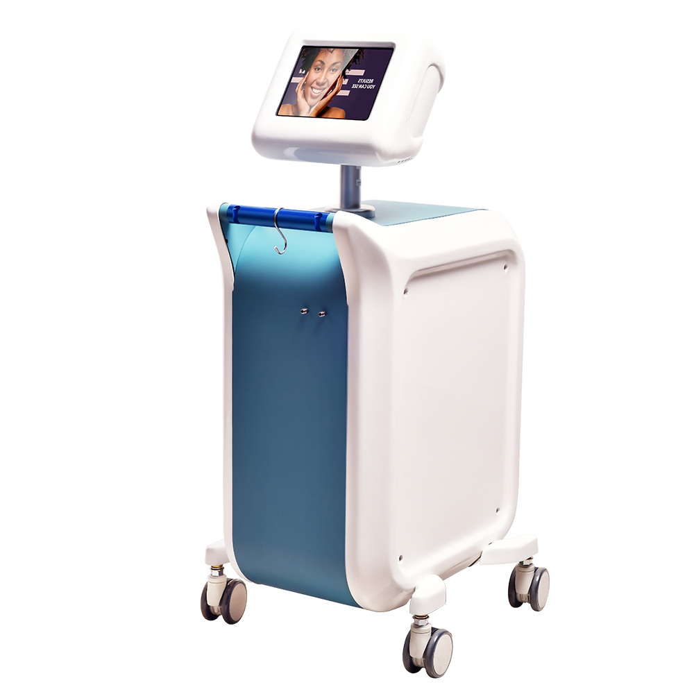 Oksigeno Jet Peel Machine Portable Hyperbaric Ĉambro 6 En 1 Vizaĝa Diamanto Akvo Jet Peel Machine Ne-Needle Injekta Aparato