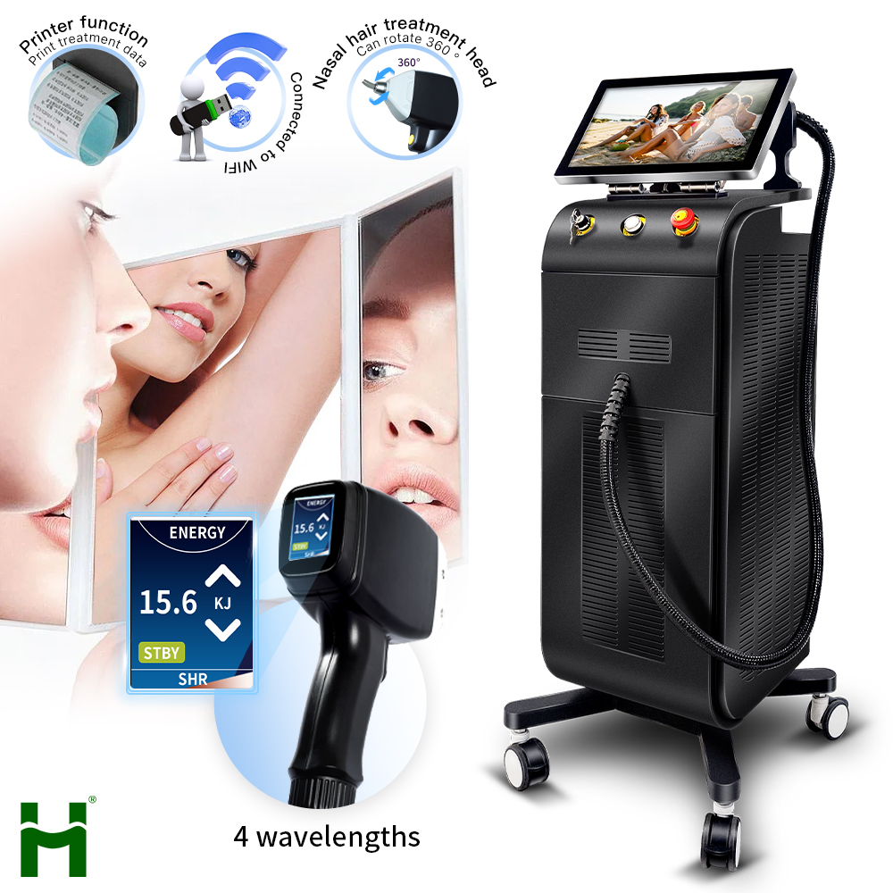 2024 newest arrivals Triple wave 755nm 808nm 1064nm Ice Titanium Diode laser hair removal machine