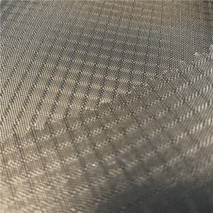 0.4cm Double Line Check Ribstop Polyester Oxford Fabric