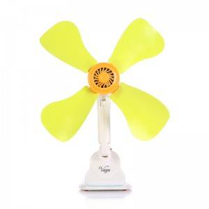 Portable travel office air cooling battery charge 12 inch super mini fan with clip